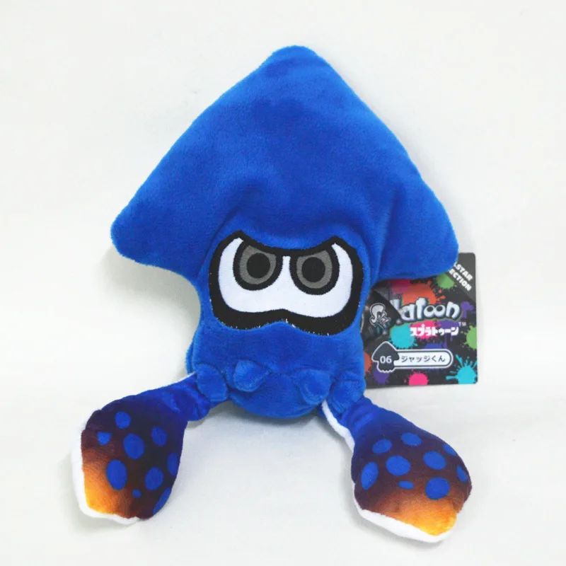 6 цветов 10 ''25 см Splatoon чернильные плюшевый кальмар игрушки куклы для детей подарок