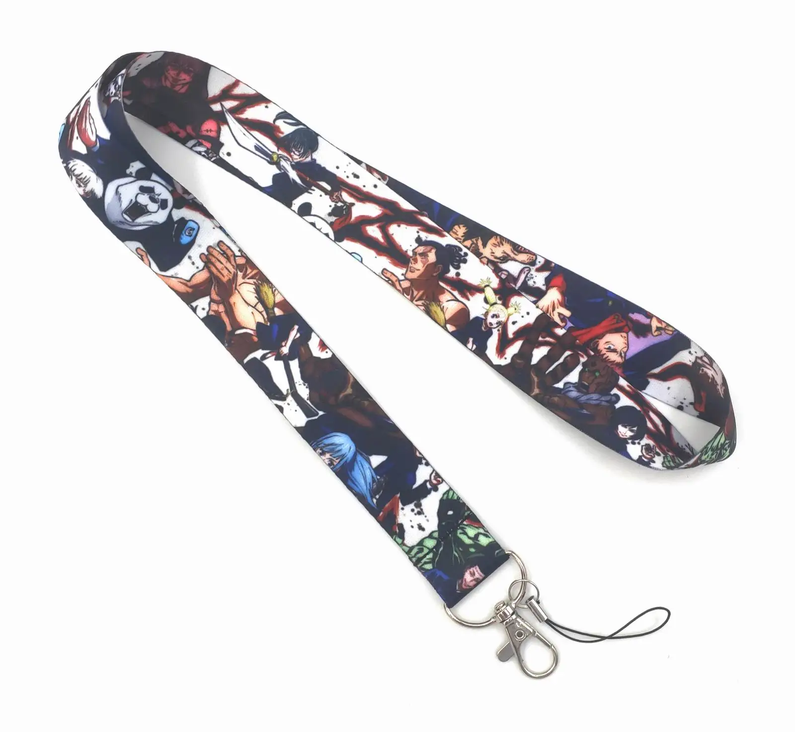 New Anime Jujutsu Kaisen lanyard Neck Strap Lanyards Badge Holder Rope