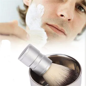 

1pc Stainless Steel Shaving Cream Soap Bowl Shave Cup Male Face Durable Men's Hairdressing Shaving Cup Bowl Tools