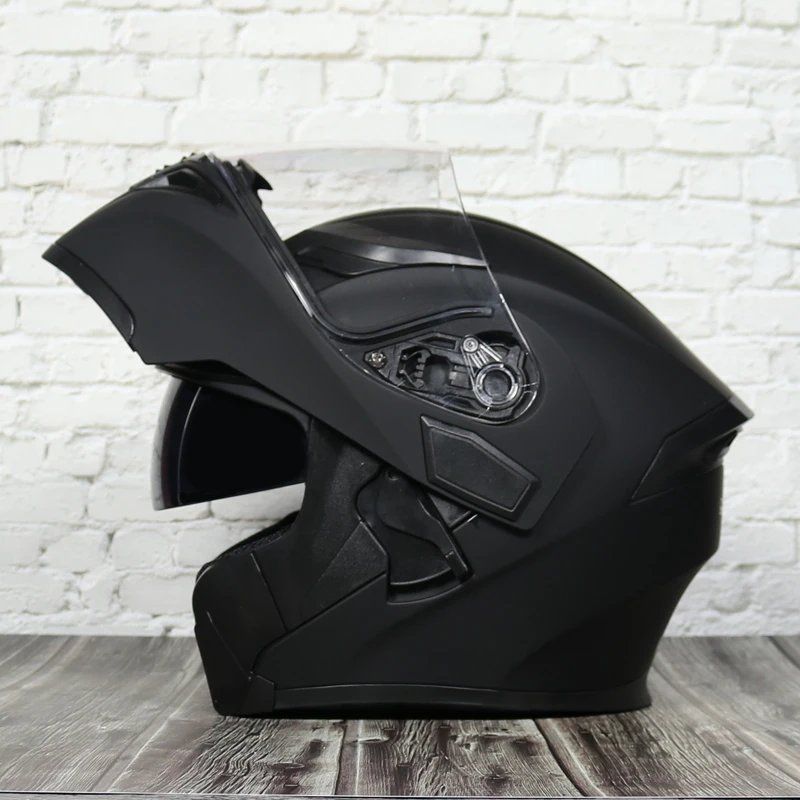 Модульный мото rcycle шлем флип анфас гоночный шлем cascos para мото двойной объектив может быть оснащен Bluetooth capacete DOT - Цвет: 6