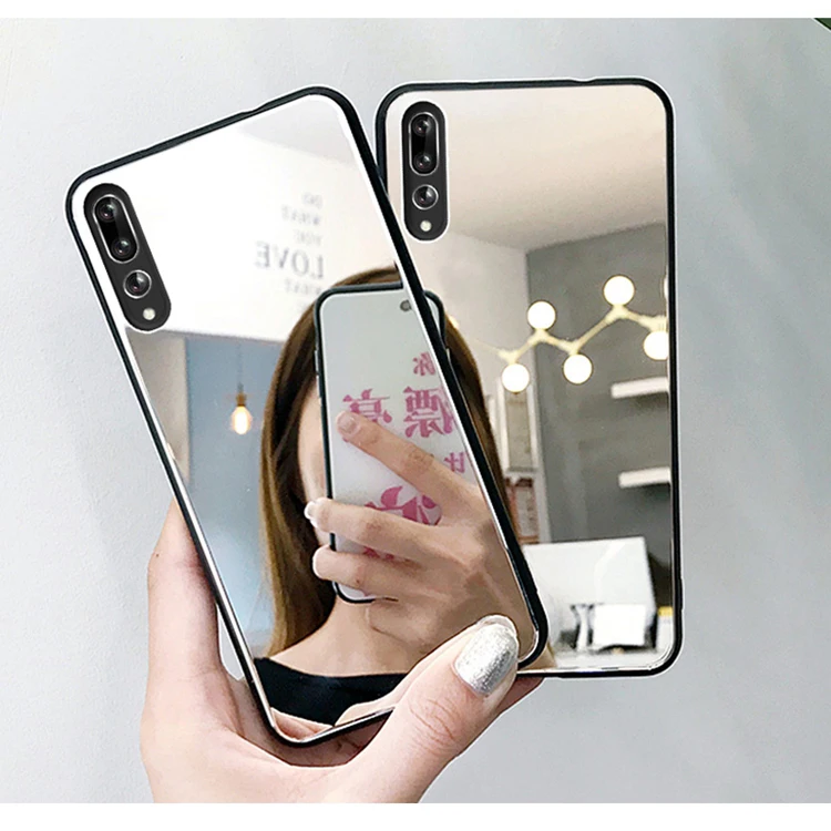 Чехол с полным Зеркалом Для Huawei P Smart 2019 Nova 3 3i Honor 8A 8S 8X 8C 10 10i 20 P30 P20 lite Блестящий ТПУ