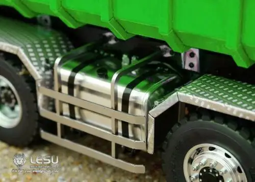 LESU 1/14 гидравлический цилиндр DIY MAN TGS 8*8 RC Dumper Truck звук металл шасси THZH0346