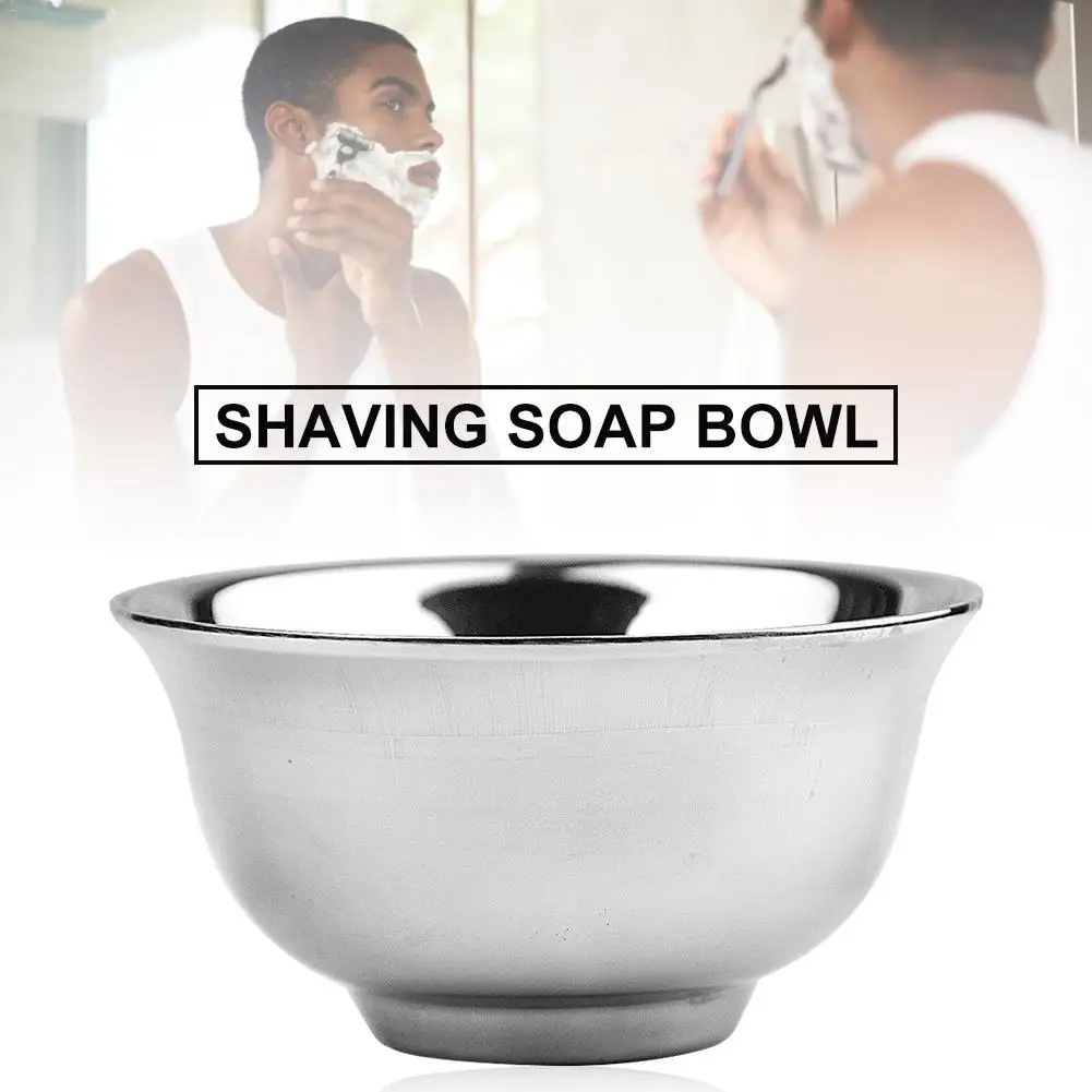 Men s Care Razor Razor Set Accessories Stainless Steel Shaving Soap Bubble Bowl Shaving Soap Bowl 5