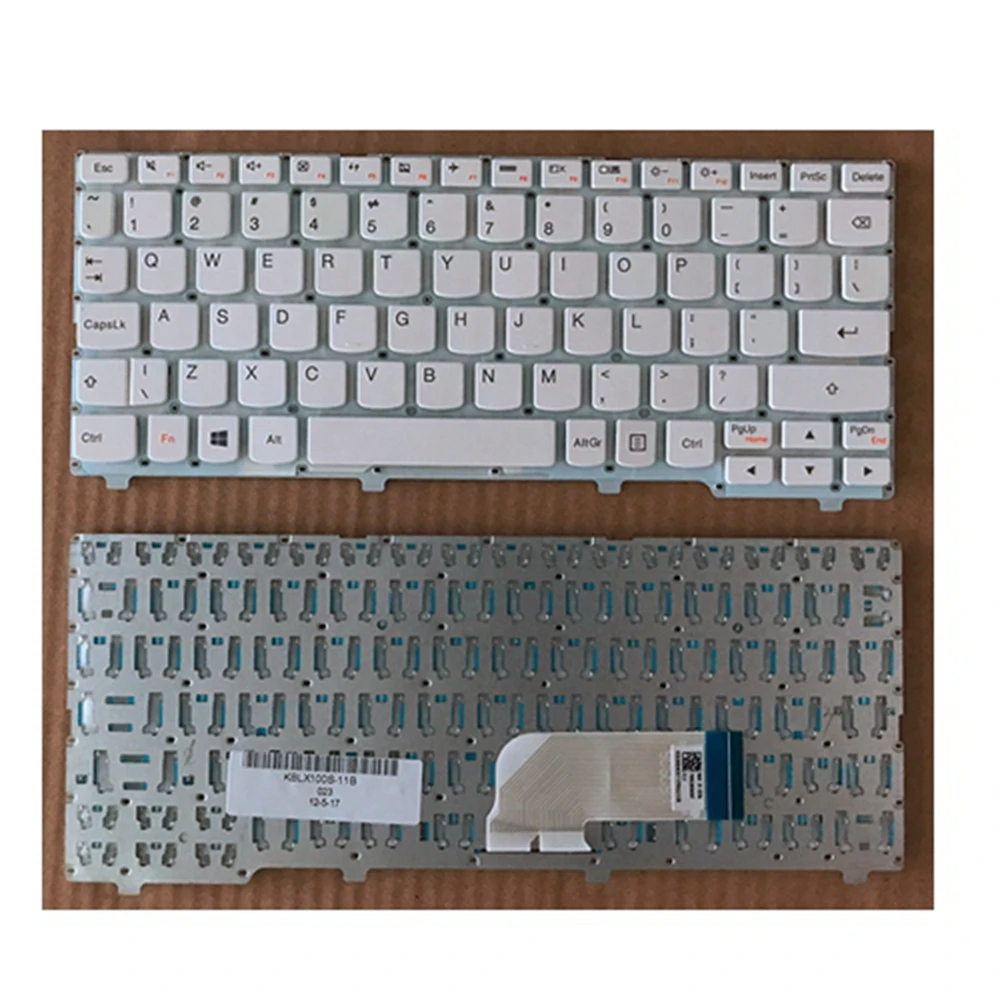  New US laptop keyboard For Lenovo ideapad 100S 100S-11IBY 100S-11 English keyboard black/white