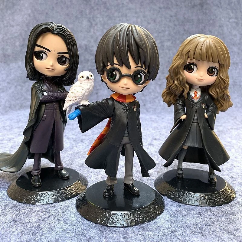HOT Bandai Q Posket Big Eyes Harried Hermione Snape PVC Anime Dolls Collectible Potter Action Figure Q Version Model Toy|Action & Toy Figures| - AliExpress