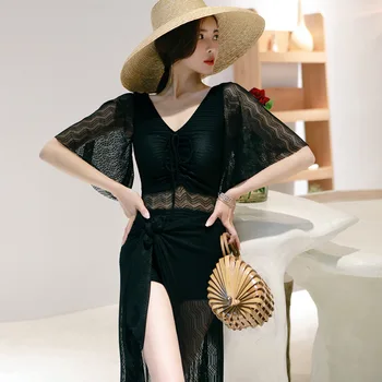 

Swimsuit One Piece Bikinis Female 2019 Women's Beach Outings 2018 Woman Fused Swimwear Women Swimsuits With Skirt Girl Push Up