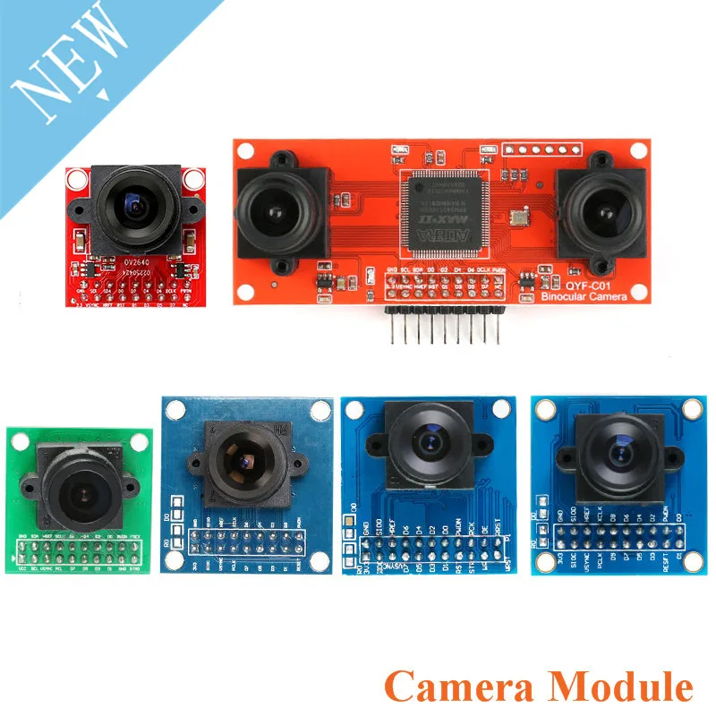 

Camera Module OV2640 OV7670 OV5642 OV7670 with FIFO OV7725 Kit Binocular Camera STM32 Driver for Arduino