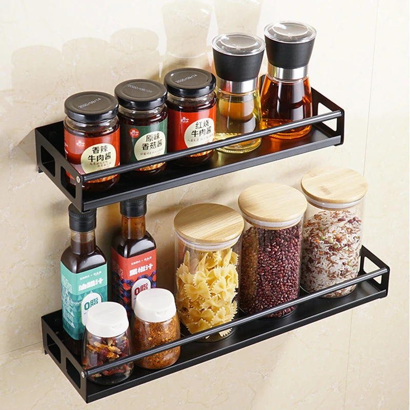 Estantes y soportes Soportes para botes de Especiero cocina con 4 cocina de y despensa,Estanterías para especias de Acero Inoxidable,Organizador cocina+1 Pincel cocina 20cm vemax.es