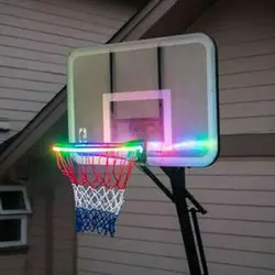 Светодиодный светильник-обруч для баскетбола, Солнечный СВЕТОДИОДНЫЙ светильник для баскетбольной площадки, краевой светильник, может