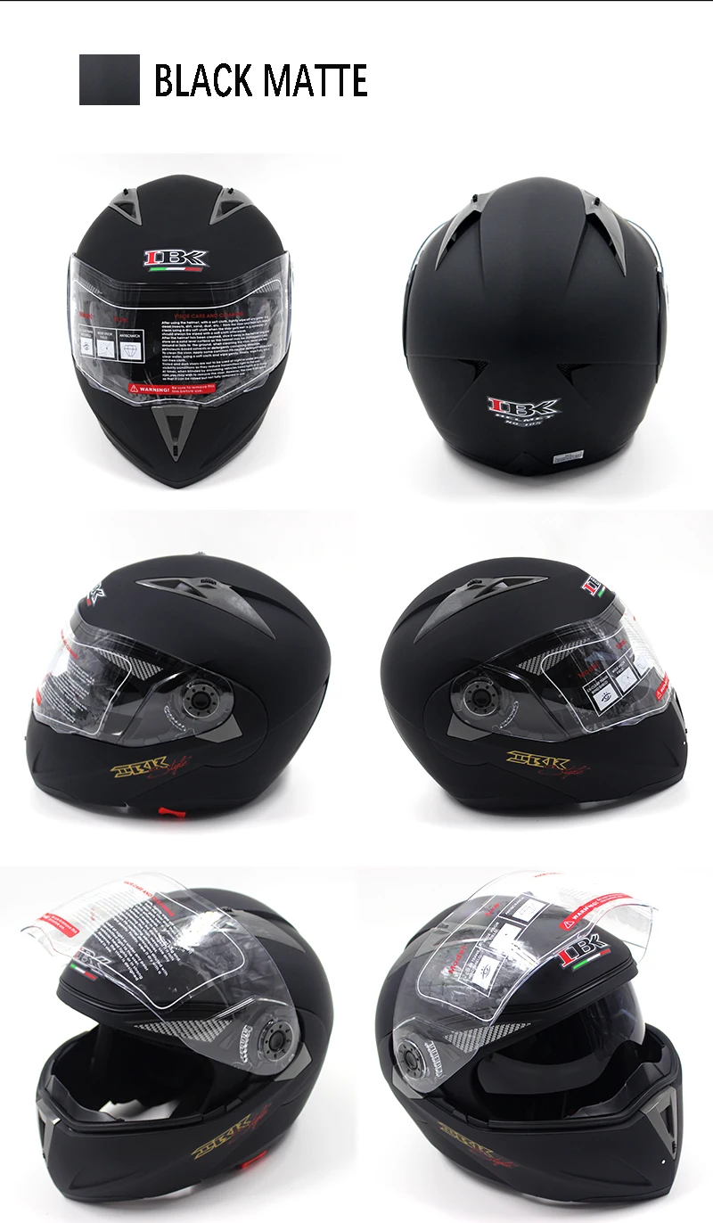 IBK мотоциклетные шлемы Электрический велосипед Casco шлем унисекс полное лицо анти-УФ Открытый лицо двойной объектив четыре сезона шлем
