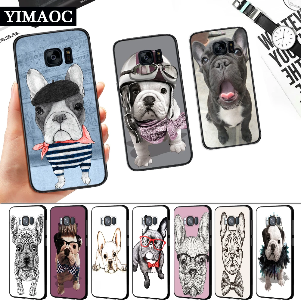 Панель в форме французского бульдога щенки собака милый мягкий силиконовый