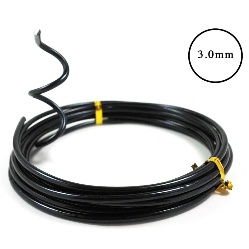 Анодированный алюминиевый бонсай тренировочная проволока 5 размеров стартер 1 мм