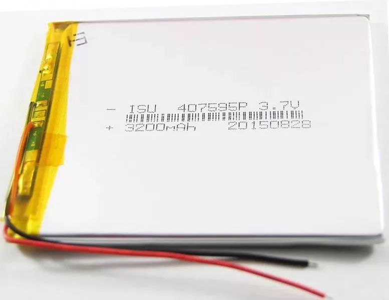 Аккумулятор универсальный 407595 3 7v Li-Pol 3200 mAh (4*75*95 mm) | - Цена: 590,00 руб.