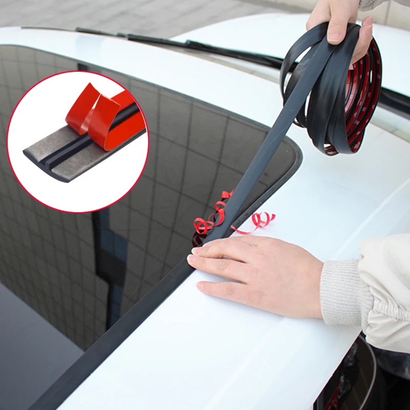 Car Window Edge Windshield Roof Rubber Sealing Strip Sticker for Volkswagen Polo Passat B6 BMW F10 F30 E60 Ford Focus 2 3 Fiesta |