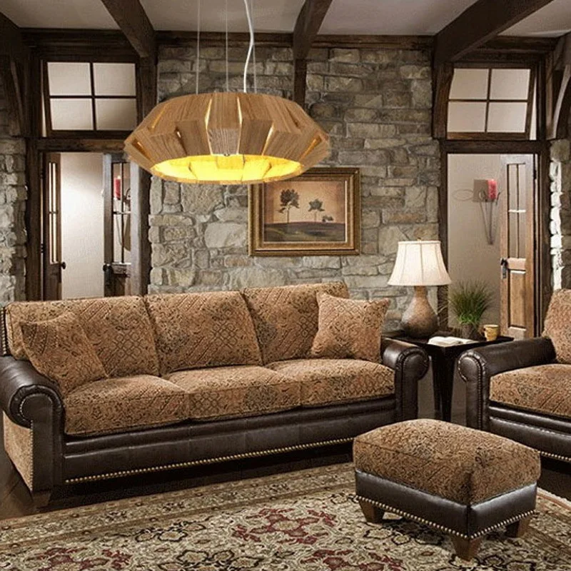 

Nordic Simply LED Wooden Circular Dining Room Pendant Light Art Cafe / Bar Decoration Wood Light Fixtures Free Shipping