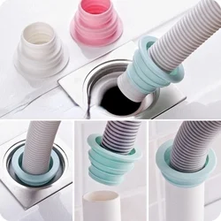 Silicone Pipe Sealing Plug Ring Sewer Floor Drain Washing Machine Pipe Joint