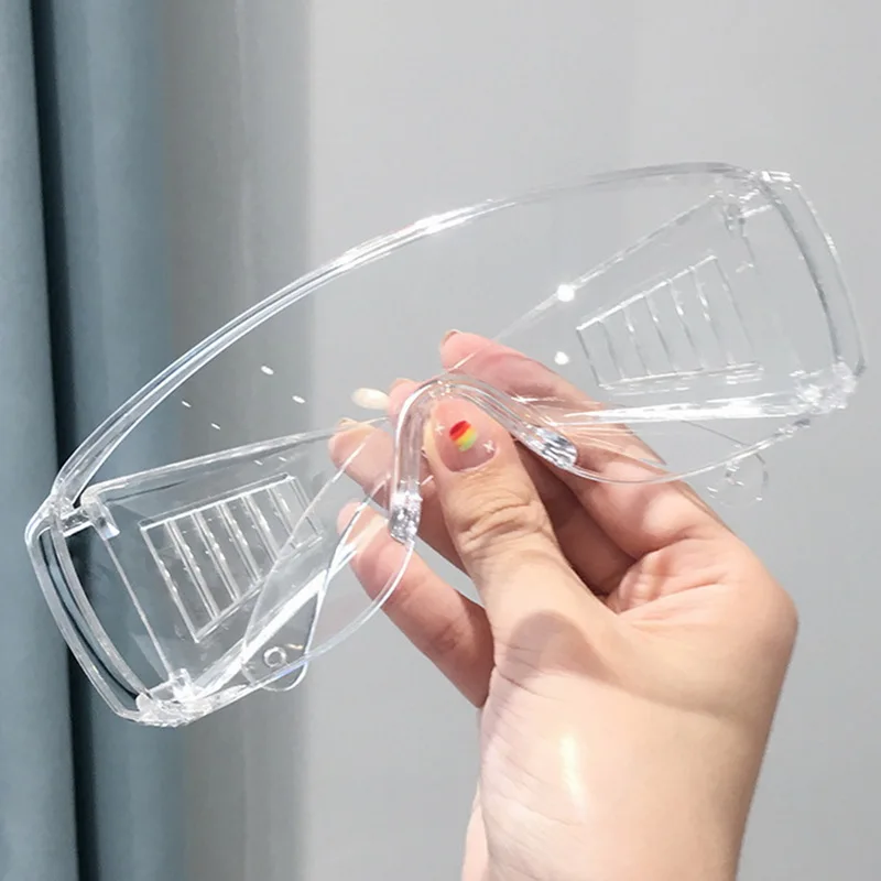 

Safety Goggles Labor Protection Splash-proof Transparent Anti-fog Sand-proof Riding Anti-shock Safety Glasses eyewear Women/Men