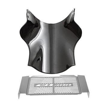 

Motorcycle Front Windshield for Honda Hornet Cb400 & Motorcycle Engine Radiator Guard Grille Cover