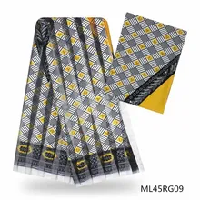 LIULANZHI африканская лента платье швейная ткань 4 ярдов с органзой arrical 2 ярдов атласная tissu африканская ML45RG01-20