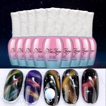 

Nail Salons for Cloud Drill Genuine 3D Chameleon Cat's Eye Seal Magic Cat's Eye Liquid Cat Variable Seal Nail Polish Glue