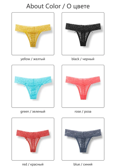 BANNIROU 1Pcs Female Sexy Thongs Underwear For Woman Lingerie Lace