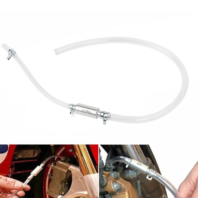 Motorcycle Hydraulic Clutch Brake Bleeder Hose One Way Valve Tube Bleeding Tool Motorcycle Adapter Kit Auto Accessories