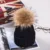 2023 New natural fur pom pom hat fashion winter hat for girl women warm beanies High quality fox fur hat 10