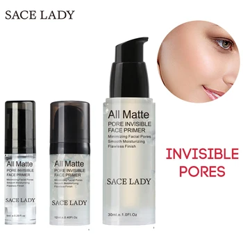 

SACELADY Silky Primer Makeup Face Base Gel Matte Make Up Fine Lines Oil-control Facial Cream Brighten Foundation Primer Cosmetic