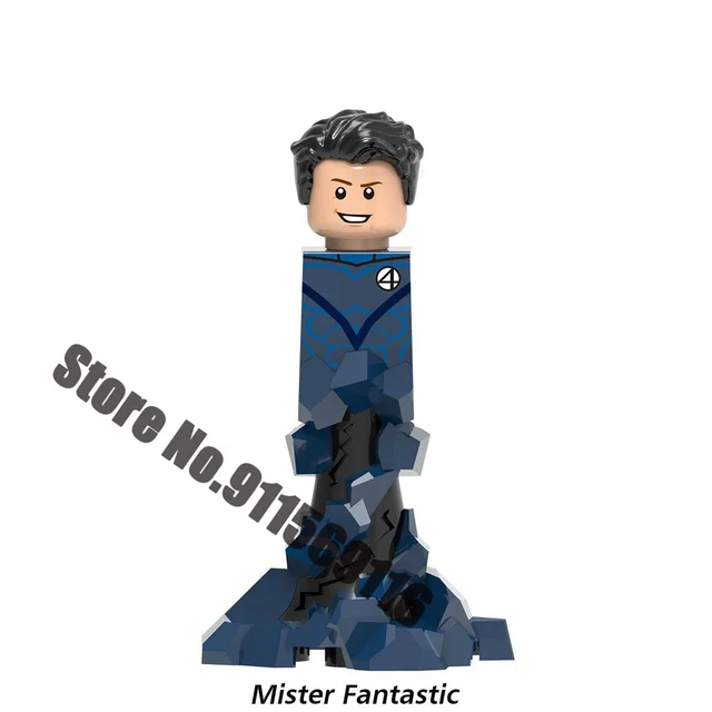 Superhero TVA Loki Building Blocks Bricks Iron Man Spiderman Hulk Thor Captain America Black Widow Vision Falcon Deadpool Toys X1370