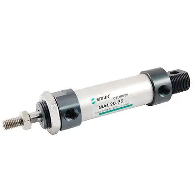 

MAL20-25 20mm x 25mm Double Acting Aluminum Alloy Air Cylinder