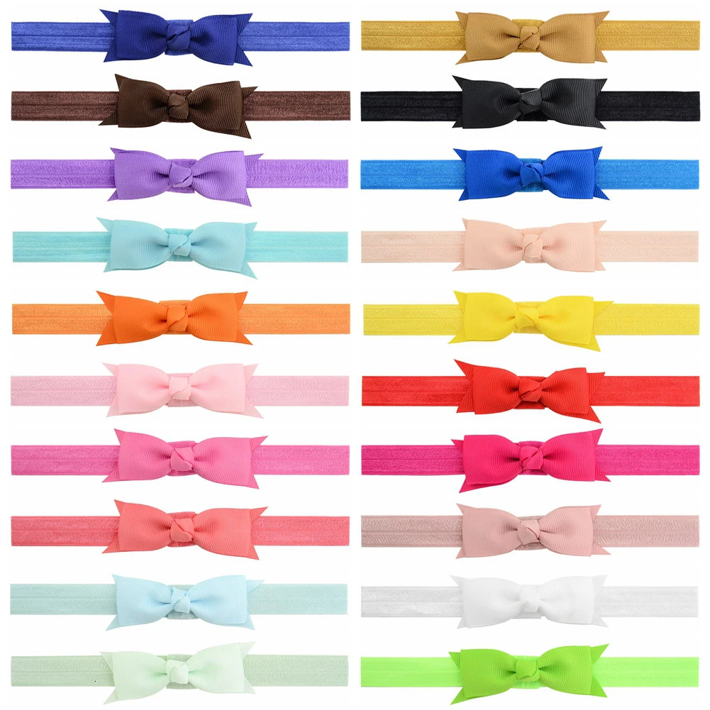 Soft Newborn Hair Bandage Ribbon Headband Turban Elastic Children Kids Headwear Baby Girl Accessories Bowknot Photo Props hair ribbon accessories hair bands hair accessories hair headband accessories baby turban hat baby headband set