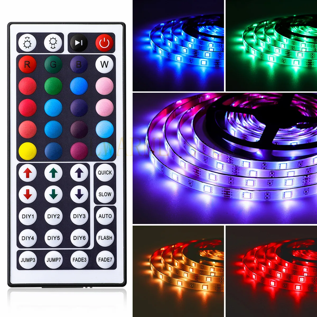 Светодиодная лента RGB 5050 водонепроницаемая светодиодная подсветка для