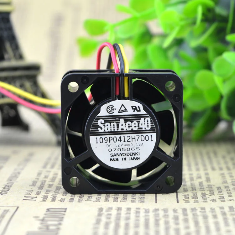 Оригинальный Для SANYO fan 109p0412h7d0112v0.13a40*40*15 мм|Кулеры/вентиляторы/системы охлаждения|