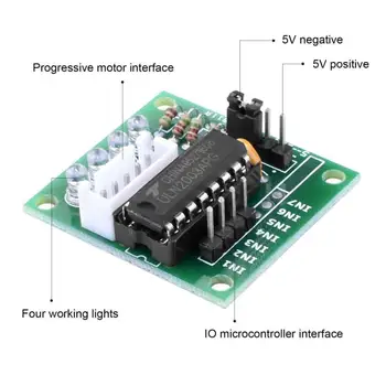 

4Phase Geared Stepper Motor 5V With ULN2003 Driver Board Replacement For Arduino