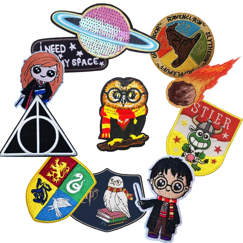 Buy 1 Pcs Magic Academy Iron On Patches Appliques For Jackets Stickers Anime  Sew on Patch for Clothing Embroidered Badge Online - 360 Digitizing -  Embroidery Designs | Patches & Machine Parts Online
