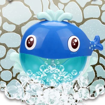 

Kids Cute Cartoon Electric Automatic Whale Bubble Machine Music Sound Soap Bubble Blower Maker Bath Outdoor Sports Bubble Toy