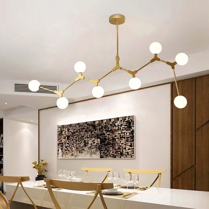 

Modern Molecule Magic Lamp Glass Large High Archives Northern Europe Designer Lamp Villa A Living Room Restaurant A