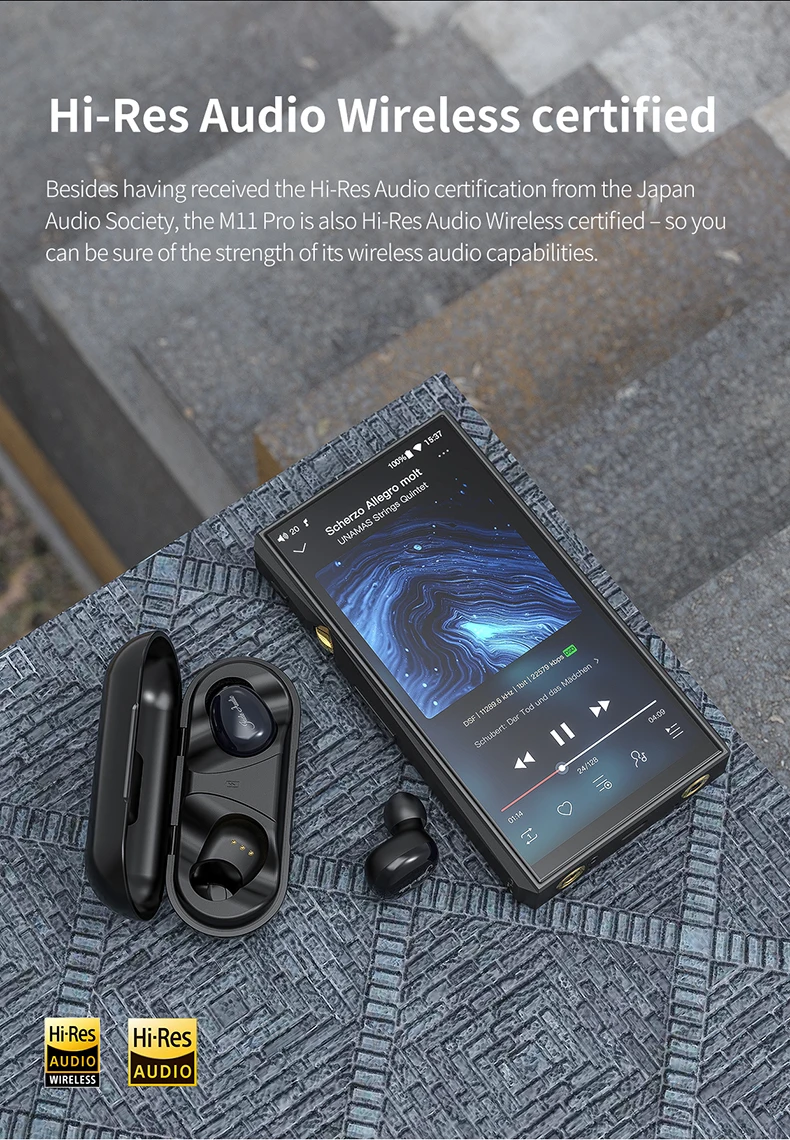 FiiO M11 Pro 64 ГБ Android Hi-Res музыкальный плеер с двойной AK4497/THX AAA-78/atpX HD/LDAC/Bluetooth/DSD/Tidal/Spotify