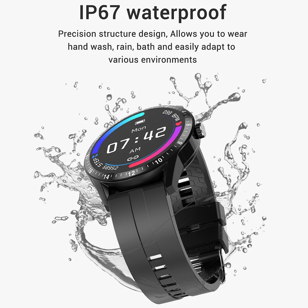 

New Arrival Round G20 Bluetooth Call Smart Watch Phone IP67 Waterproof Smart Watch With Silicone Strap