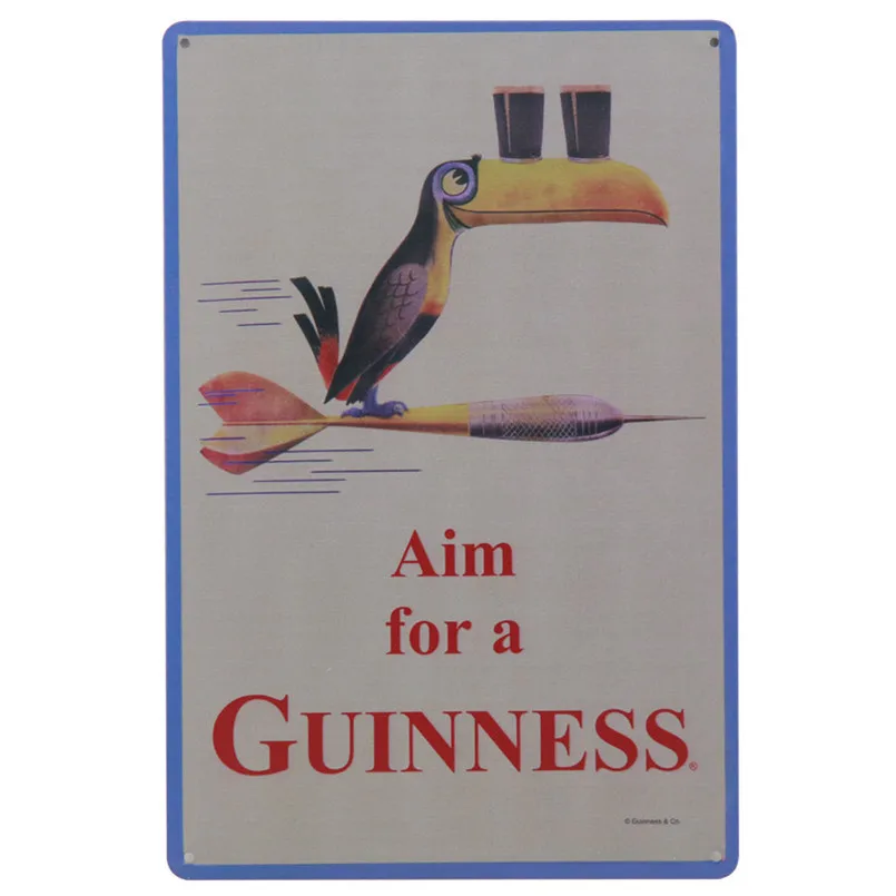 My Guinness Рок гитара настенная Ретро Живопись жестяная вывеска плакат табличка наклейки бар металлический гаражный Знак Домашний декор 30X20 см H73