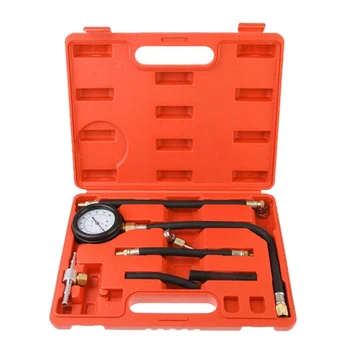 

BMBY-Universal Fuel Injection Gauge Pump Pressure Tester Test Kit Car System Tool Set Tu-113 Compression Tester