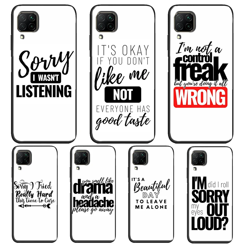 Чехол SARCASM для Huawei P Smart 2019 Nova 5T P30 P40 P20 Pro Mate 10 20 Lite Honor 50 10i 8X 9X | Мобильные телефоны и