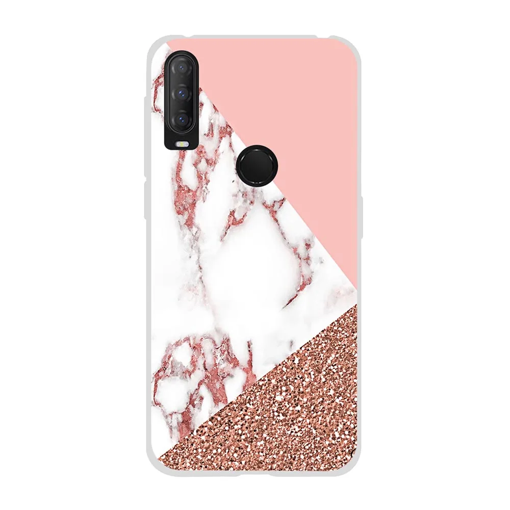 cell phone lanyard pouch For Alcatel 1S 3L 2020 Case Soft TPU Silicone Coque For Alcatel 1 S 3 L 2020 5028Y 5028D 5029Y 5029 5029D Cover Marble Funda leather phone wallet