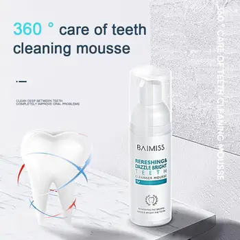 

Teeth Whitening Mousse For Family Fresh Shining Teeth Oral Hygiene Cleaning Dental Remover Tools Toothpaste Z2U5