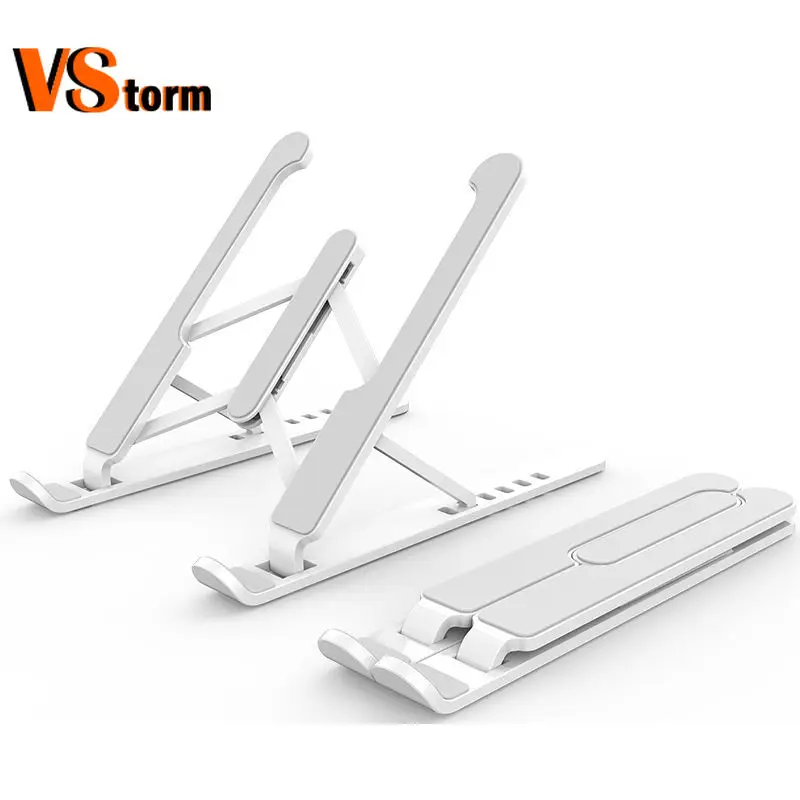 

New Laptop Stand Computer Tablet Desktop Foldable PC Support Elevated Bracket Hanging Rack Cooler Pad Lifting Portable Bracket