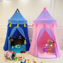 Детская палатка, Крытый игровой домик для мальчиков и девочек, детский Замок принцессы, маленький домик, игрушечный домик, кровать, полезный продукт