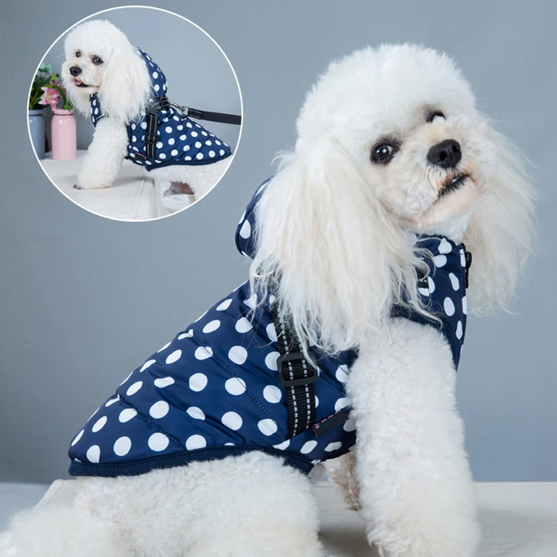 

Dog Outdoor Jacket Waterproof Reflective Pet Coat Vest Winter Warm Cotton Dogs Clothing For Large Middle Dogs Labrador