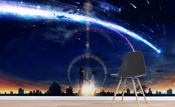 

[Self-Adhesive] 3D Your Name 101 Japan Anime Wall Paper mural Wall Print Decal Wall Murals Belly