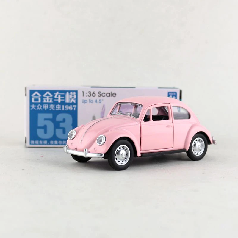 Caipo 1:36 Тяговый автомобиль 1967 Volkswagen Beetle литый под давлением металлический для