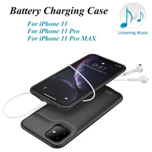 XGODY 5200/6000/6500mAh power Bank противоударный чехол для аккумулятора резервного копирования зарядное устройство чехол для iphone 11PRO 11 11PRO MAX